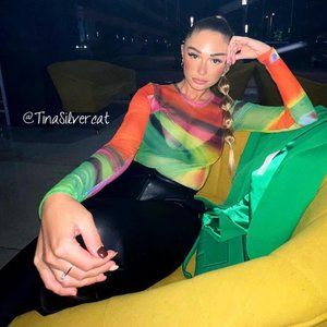 BLOGGER'S FAVE! Zara Tulle Bodysuit NWT